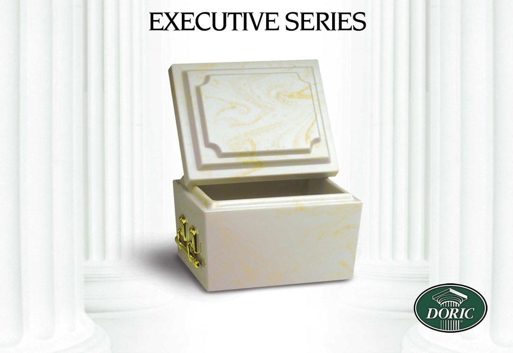 President Urn Vault, Regular, Unlined, White
