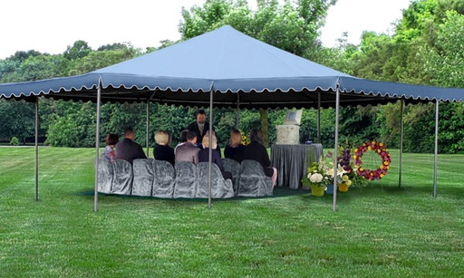 [CREMATIONSETUP] Tent, service & chairs for cremation